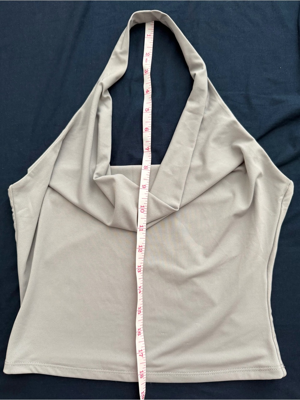 Abercrombie & Fitch Gray Backless Halter Cowl Tank - Picture 6 of 6
